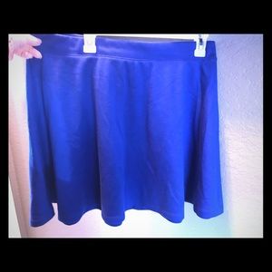Royal blue forever 21 plus mini skirt